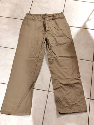 Trousers from authentic light green military uniform ES 1985 like new