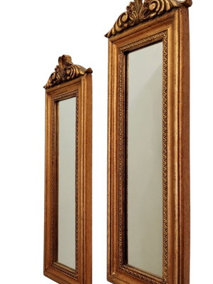 Golden mirrors like new, set of 6
