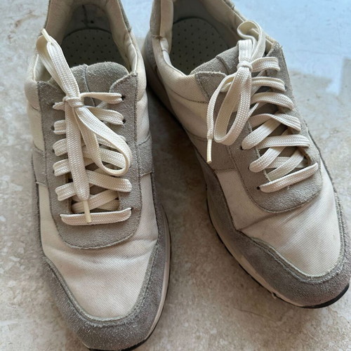 Massimo Dutti sneakers size 41 used, beige and grey with suede details