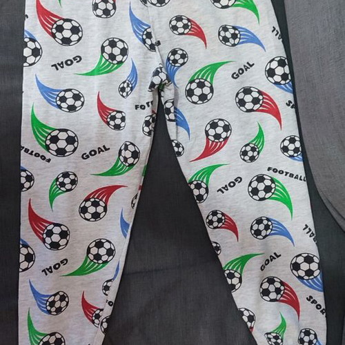 Football Pattern Sweatpants like new, size 7-8 years
