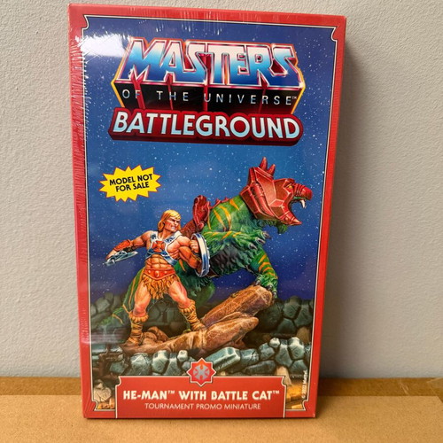 Masters of the Universe Battleground He-Man with Battle Cat new