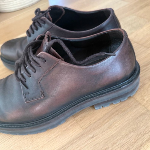Massimo Dutti brown shoes like new, size 41, derby style