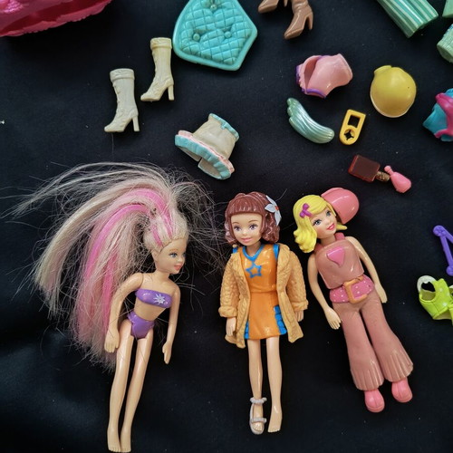 Poly Pocket dolls and accessories like new