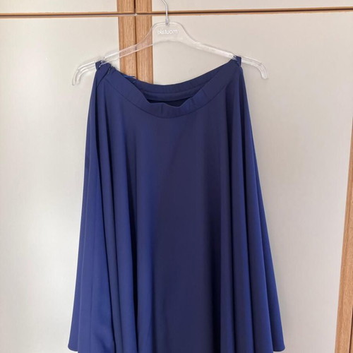 Moutaki midi skirt No. S/M like new, blue