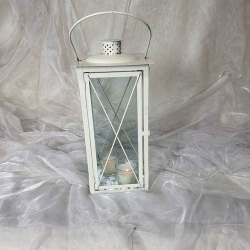 Large Metal Lantern like new, minimal decoration 52cm