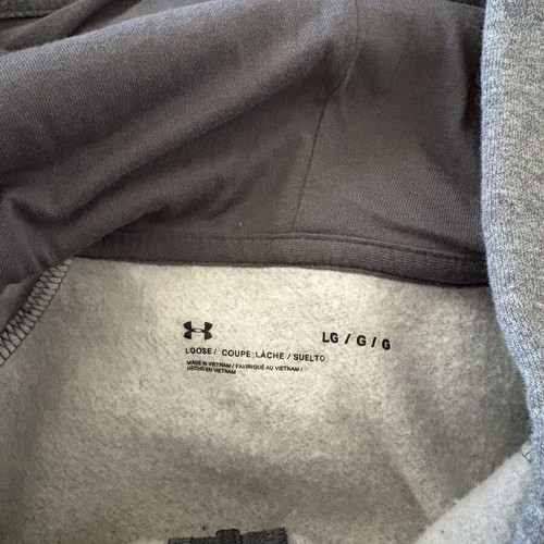 Under Armour jacket gray size Large like new