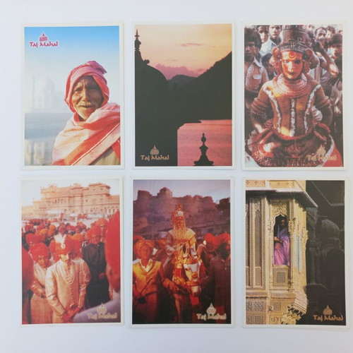 Taj Mahal postcard set like new, pack of 16, 00's