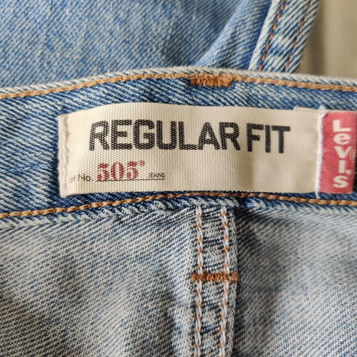 Levi's 505 jeans μεταχειρισμένα, μέγεθος W36 L31, μπλε ξεβαμμένο