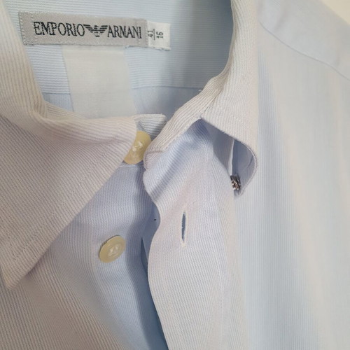 Emporio Armani light blue men's shirt like new, size L