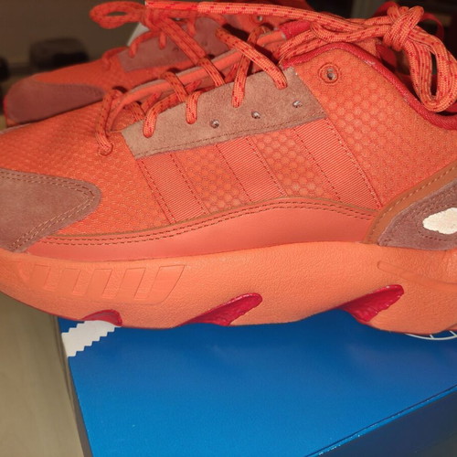 Adidas ZX22 BOOST athletic shoes new, size 42, orange