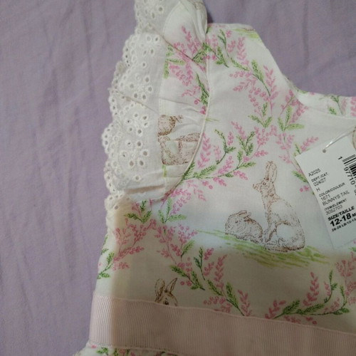 Baby dress The Children's Place 12-18m new with bunnies