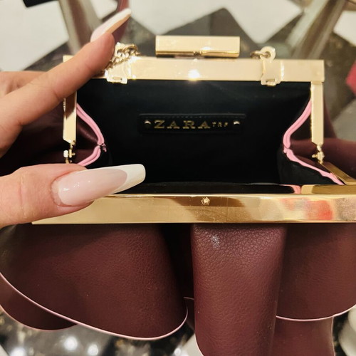 Zara bag bordeaux new