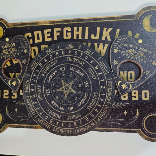 Vintage Ouija Board and Prediction Board like new with complete accessory set