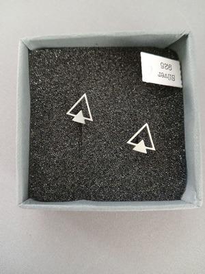 Silver 925 earrings tree shaped new, unworn
