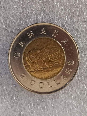 Canada 1996 2 Dollars bimetallic coin AE-15