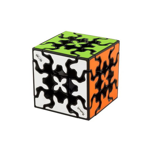 QYTOYS gear cube game 3x3 with black base new