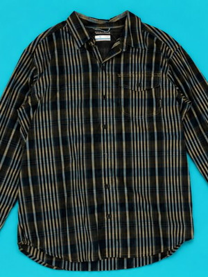 Columbia striped long-sleeve shirt like new, size M, multicolor