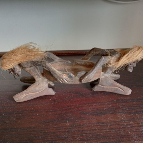 African wood carving ashtray like new