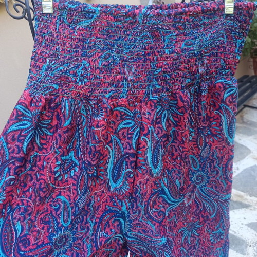 Boho silk pants one size new