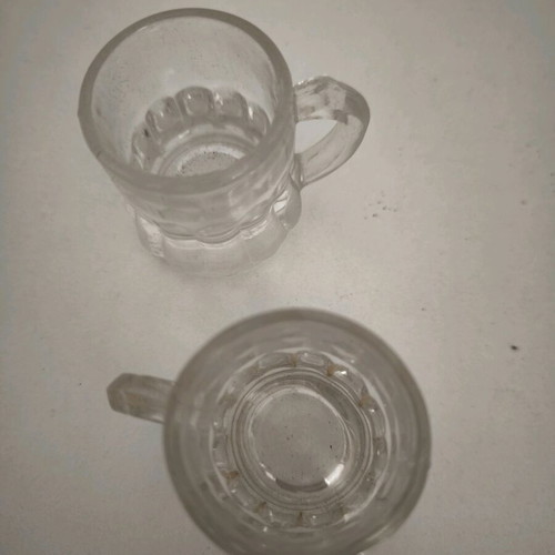 Beer Bog miniatures vintage Federal Glass Co like new