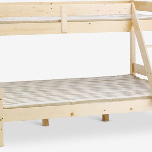 Wooden bunk bed