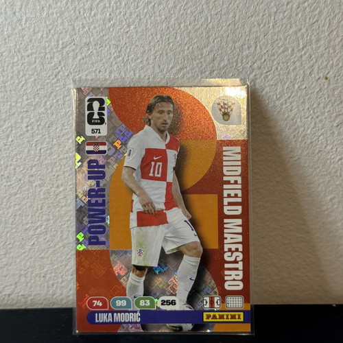 Luka Modric Power Up Panini 2026 World Cup Card new
