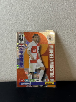 Luka Modric Power Up Panini 2026 World Cup Card new