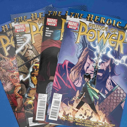 Heroic Age Prince of Power 1-4 complete set used grades 7 to 7.5