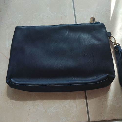 Achilleas Accessories envelope bag like new, beige and blue