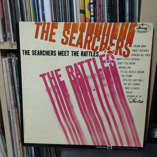 The Searchers Meet The Rattles vinyl record used, rock