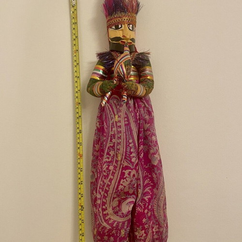 Vintage Banjara Indian Snake Charmer Marionette Puppet like new