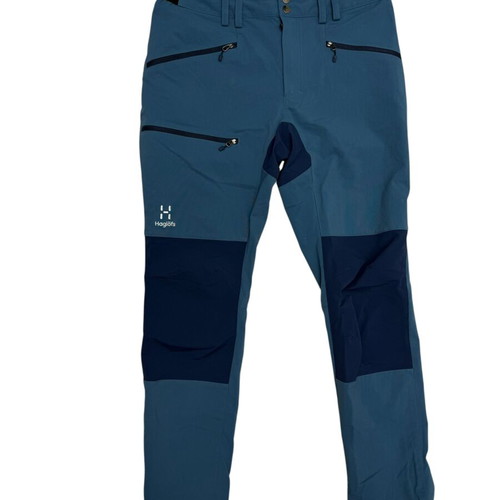 Haglöfs Rugged Flex men's technical outdoor pants, M, petrol blue