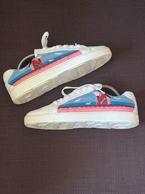 Prada Cruise leather sneakers women’s size 41 very good condition white multi colour