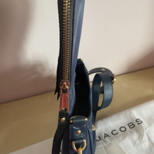 Marc Jacobs crossbody bag, navy blue with gold hardware