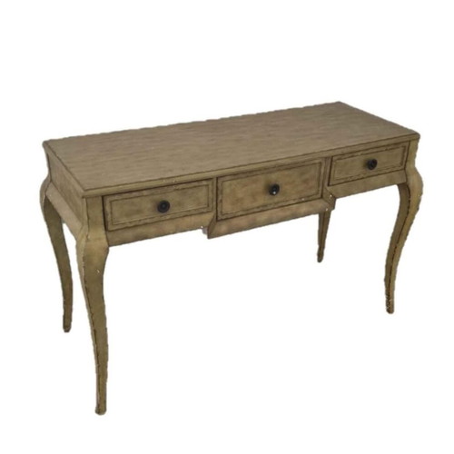 Handmade wooden console with vintage patina like new