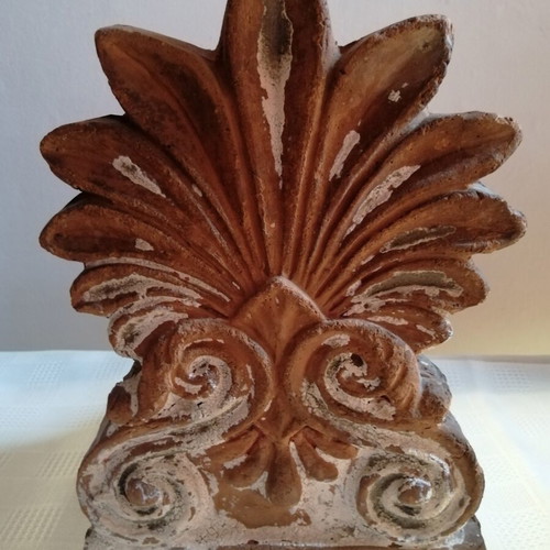 Akrokeramo used, rare 1920s decorative architectural ornament