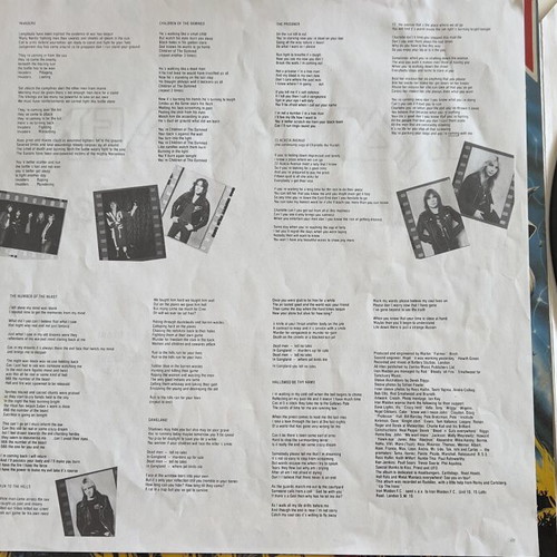 Iron Maiden The Number of the Beast LP original first press 1982 like new