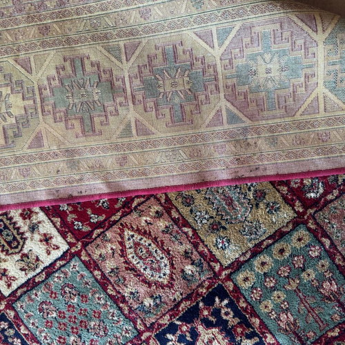 Teheran Patchwork Rug like new, 1.65x2.35 m with fringes