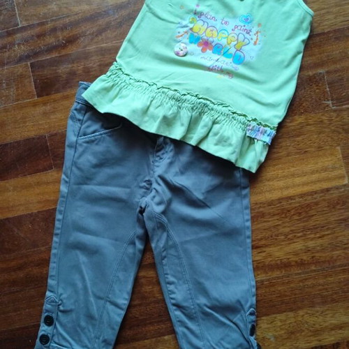 Mandarino Capri Pants and Top Set like new, 5-6 years, cotton