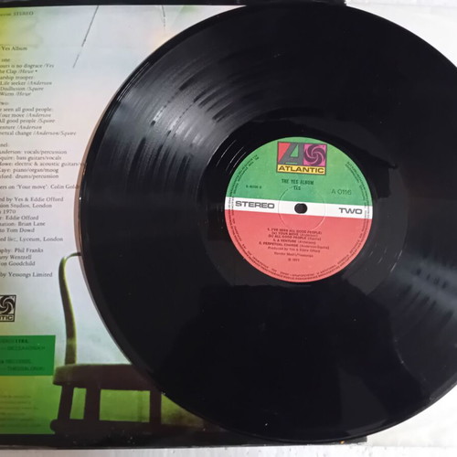 Yes The Yes Album vinyl record used 33 rpm