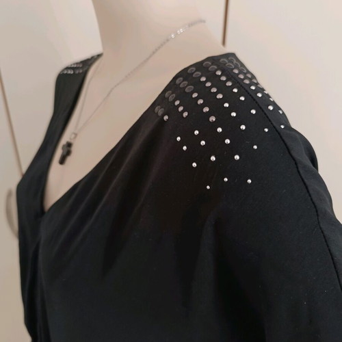 Zara Trafaluc Black Mini Dress with Studs and Pockets S used