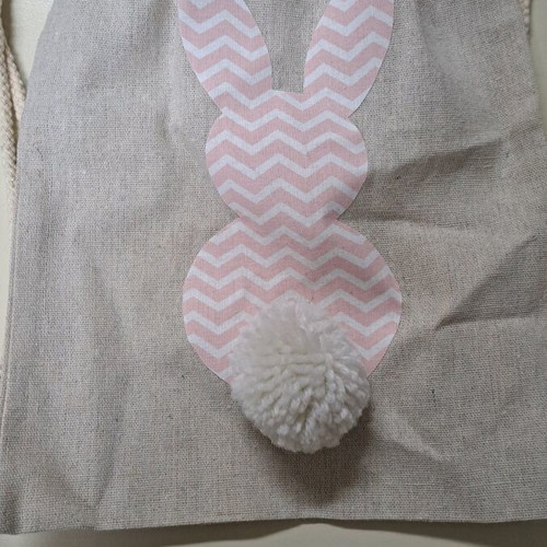 Linen bag new for girls with bunny