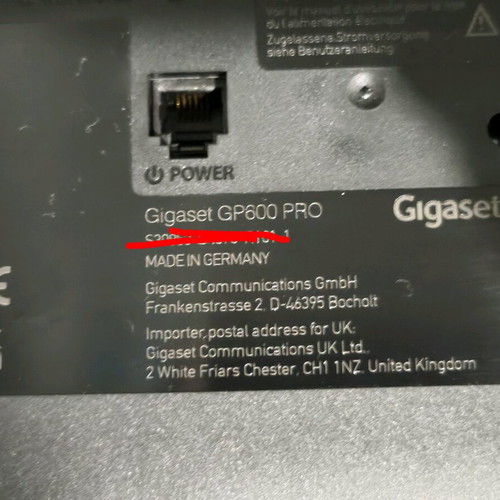 Gigaset GP600 PRO professional VoIP phone new, black, wired