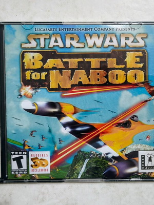 Star Wars: Battle for Naboo PC like new, Jewel Case