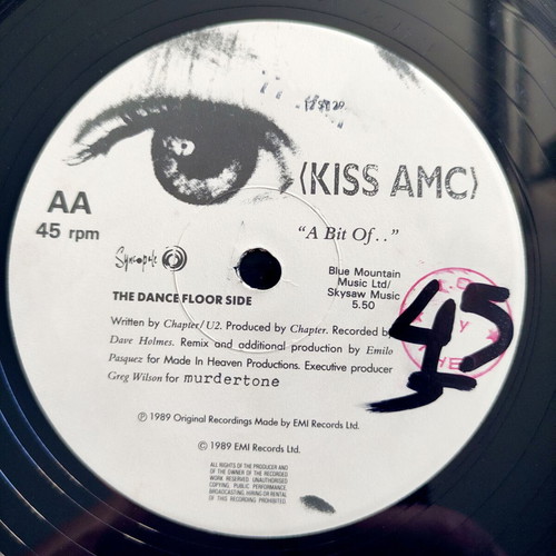 Kiss AMC A Bit Of... 12'' Vinyl Maxi Single UK 1989 used, hip hop