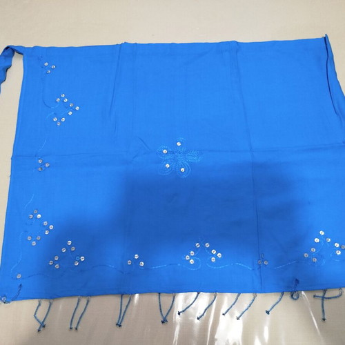 Blue pareo with sequins like new