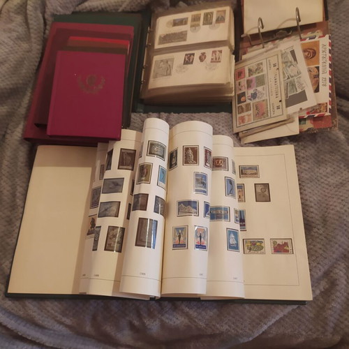 Stamp collection used, Greek and international