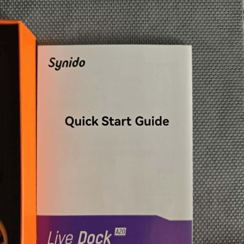 Synido Live Dock A20 Audio Interface like new, silver edition