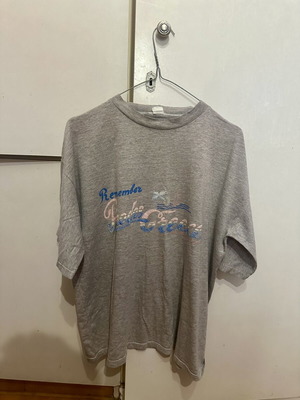 Kalithies Vintage 90s Remember Rodos Greece Souvenir T-Shirt, grey melange, M