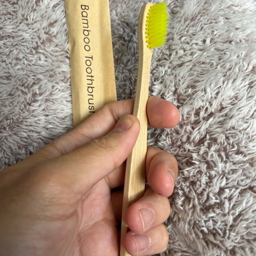 EcoDent biodegradable bamboo toothbrushes new, in various colors